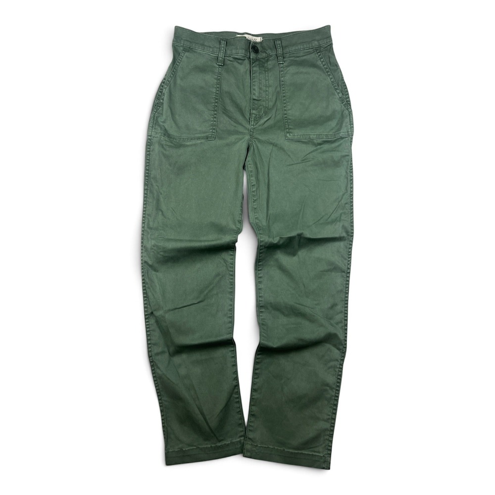NWT Madewell Olive Green Cotton Utility Fatigue Pants Size 4